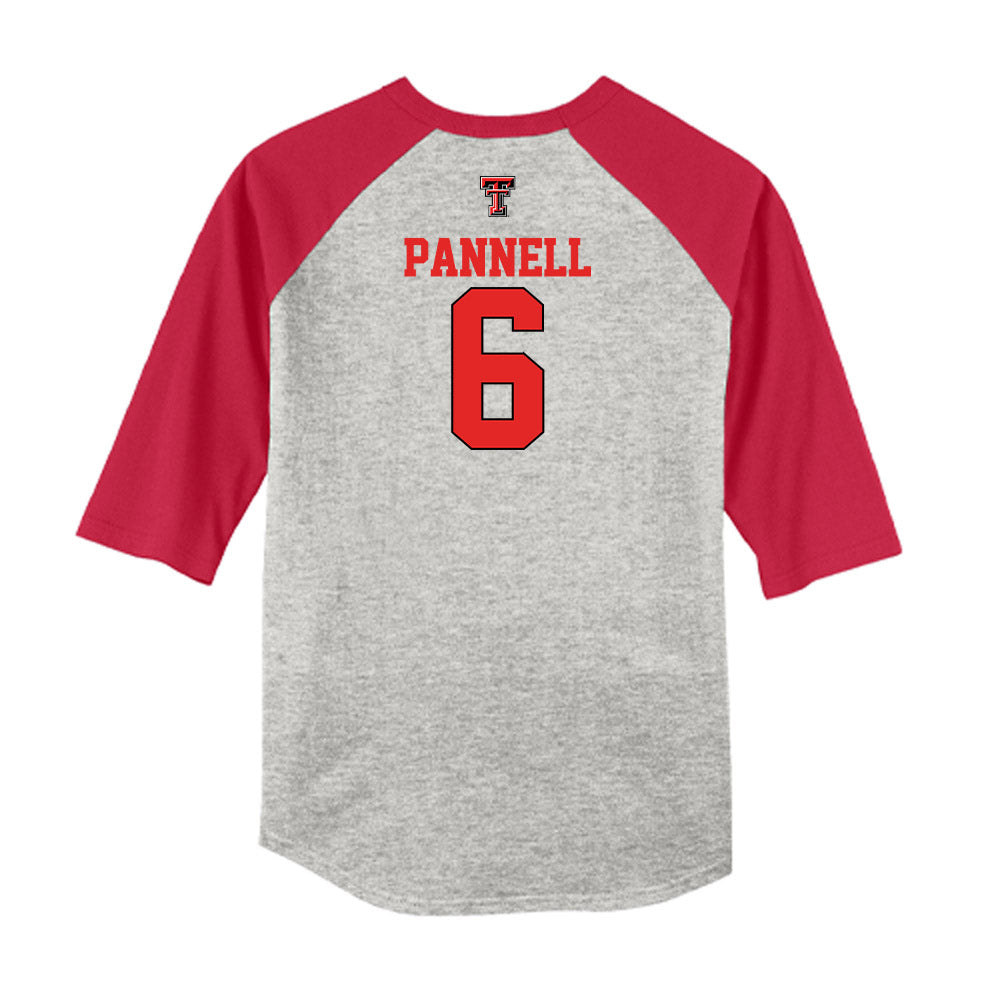 Texas Tech - NCAA Softball : Taylor Pannell - USA Raglan Shirt-1