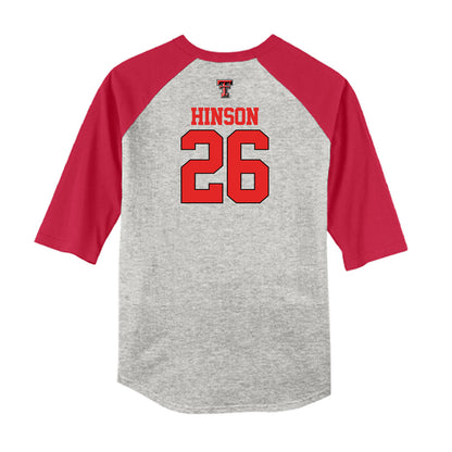 Texas Tech - NCAA Softball : Brianna Hinson - USA Raglan Shirt-1
