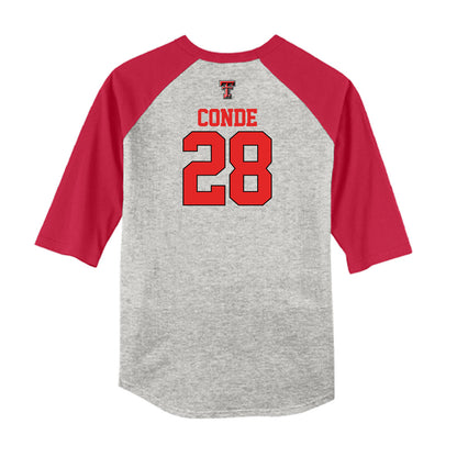 Texas Tech - NCAA Softball : Angelyna Conde - USA Raglan Shirt-1