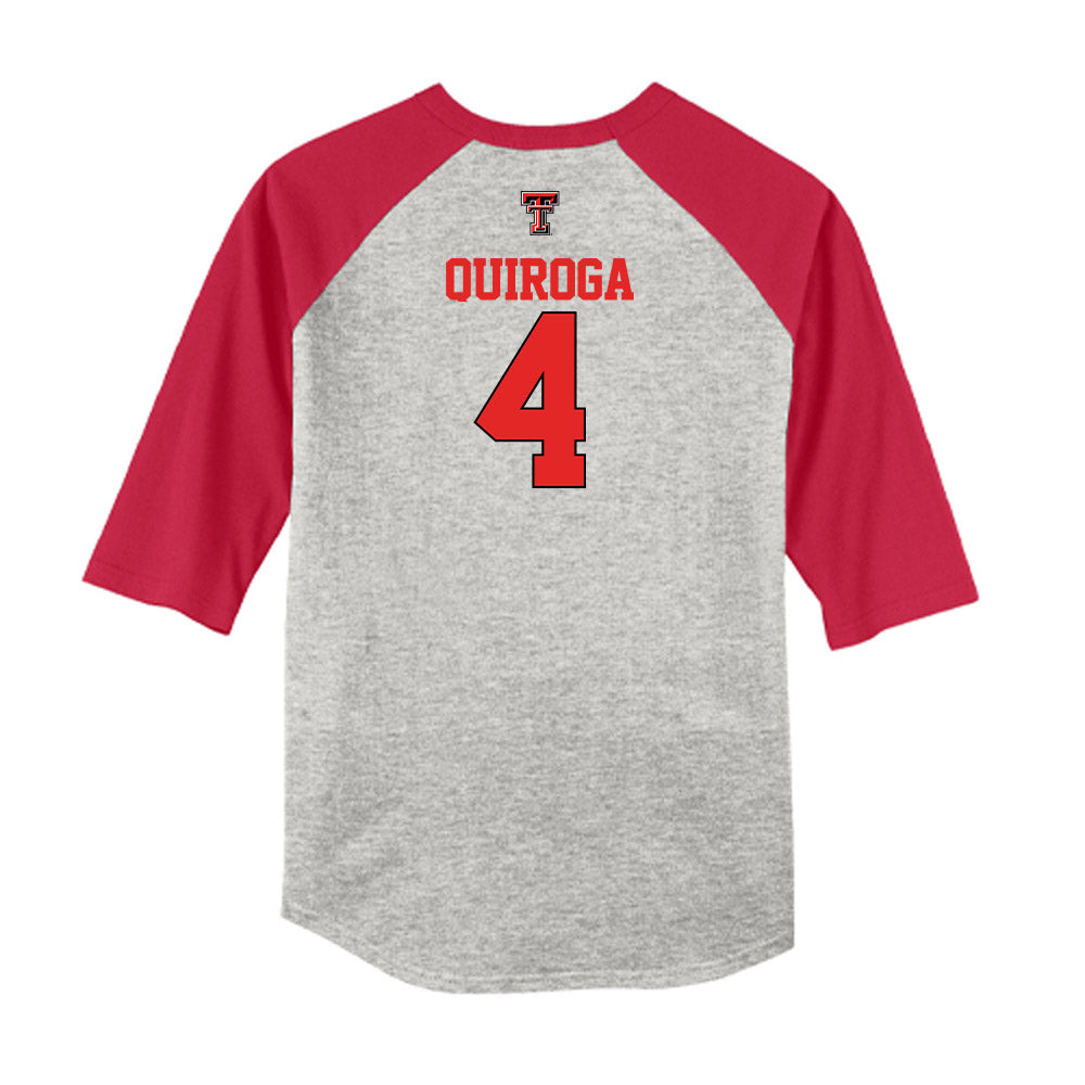 Texas Tech - NCAA Softball : Lagi Quiroga - USA Raglan Shirt-1