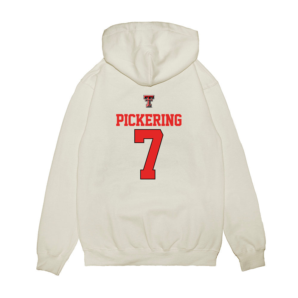 Texas Tech - NCAA Softball : Kasidi Pickering - USA Premium Hooded Sweatshirt-1