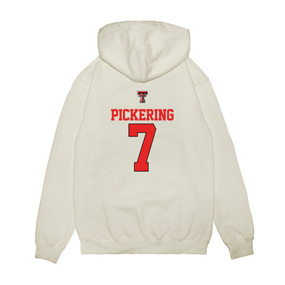 Texas Tech - NCAA Softball : Kasidi Pickering - USA Premium Hooded Sweatshirt-1