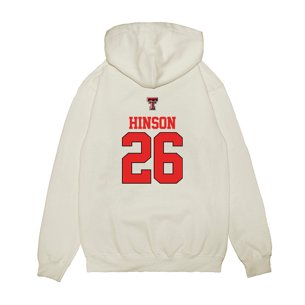 Texas Tech - NCAA Softball : Brianna Hinson - USA Premium Hooded Sweatshirt-1