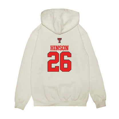 Texas Tech - NCAA Softball : Brianna Hinson - USA Premium Hooded Sweatshirt-1