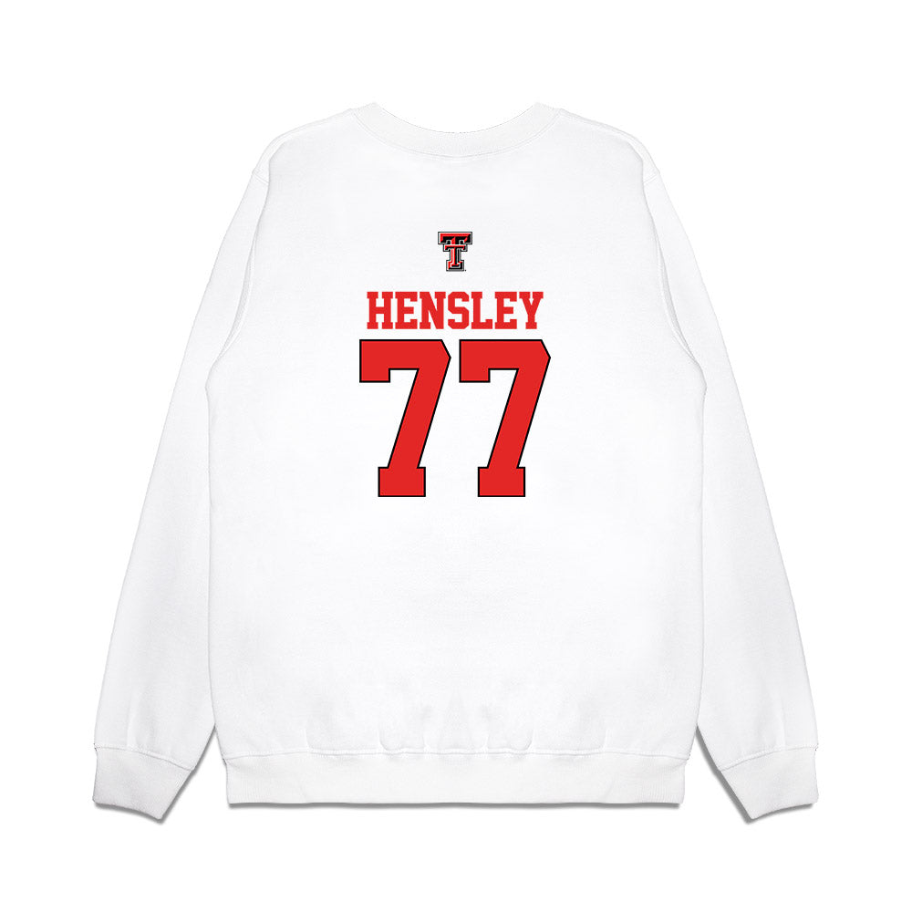 Texas Tech - NCAA Softball : Timber Hensley - USA Premium Crewneck Sweatshirt-1