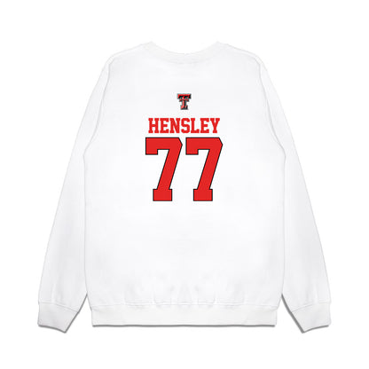 Texas Tech - NCAA Softball : Timber Hensley - USA Premium Crewneck Sweatshirt-1