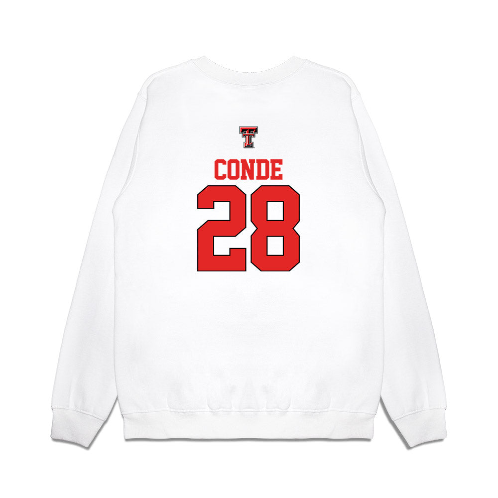 Texas Tech - NCAA Softball : Angelyna Conde - USA Premium Crewneck Sweatshirt-1
