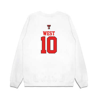 Texas Tech - NCAA Softball : Mallie West - USA Premium Crewneck Sweatshirt-1