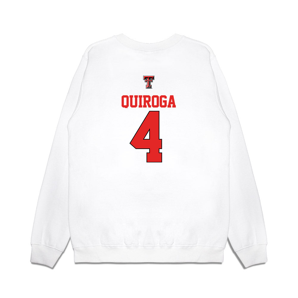 Texas Tech - NCAA Softball : Lagi Quiroga - USA Premium Crewneck Sweatshirt-1