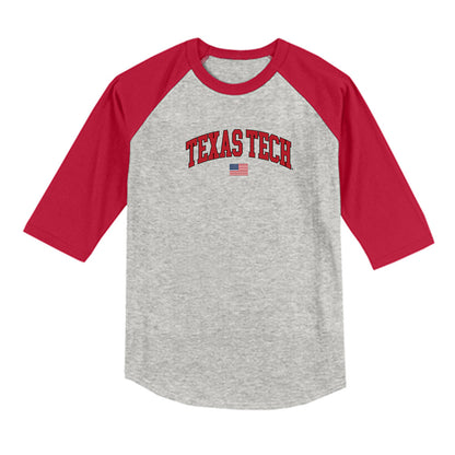 Texas Tech - NCAA Softball : Hailey Toney - USA Raglan Shirt-0