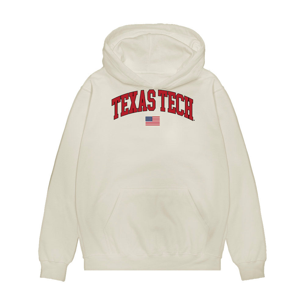 Texas Tech - NCAA Softball : Taylor Pannell - USA Premium Hooded Sweatshirt-0
