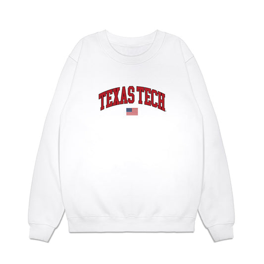 Texas Tech - NCAA Softball : Mia Williams - USA Premium Crewneck Sweatshirt-0