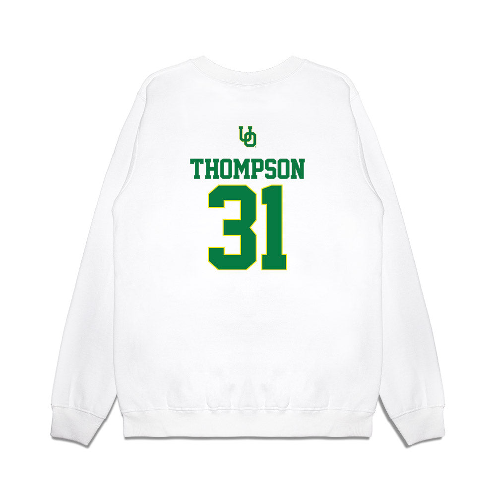 Oregon - NCAA Softball : Rowan Thompson - USA Premium Crewneck Sweatshirt-1
