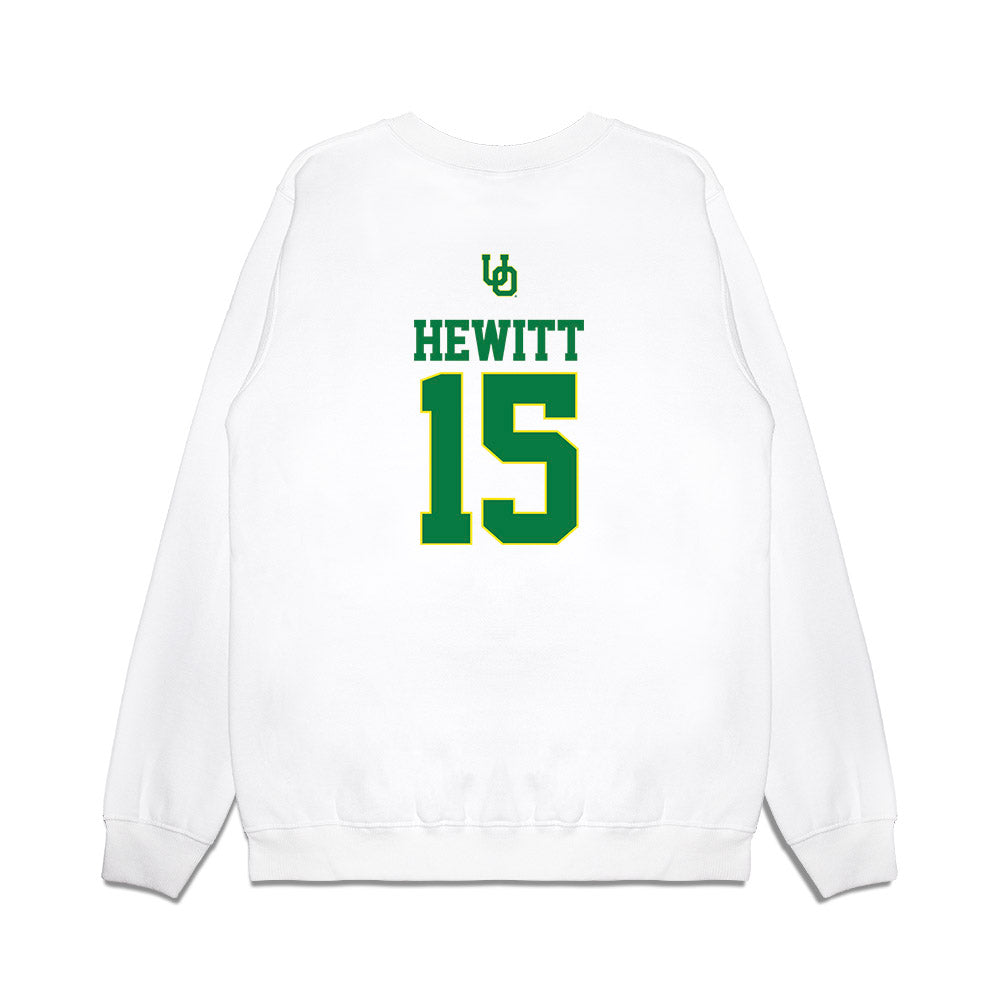 Oregon - NCAA Softball : Remmington Hewitt - USA Premium Crewneck Sweatshirt-1