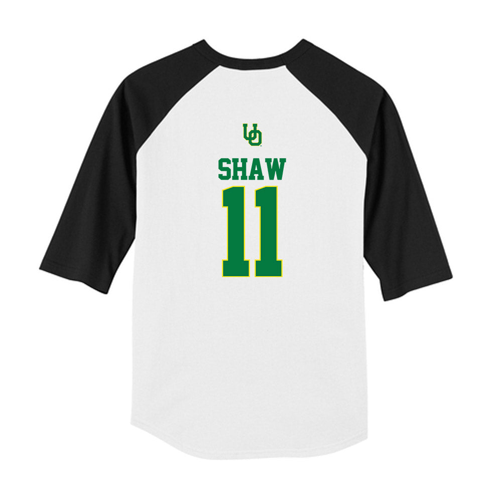 Oregon - NCAA Softball : Ayanna Shaw - USA Youth Raglan T-Shirt-1