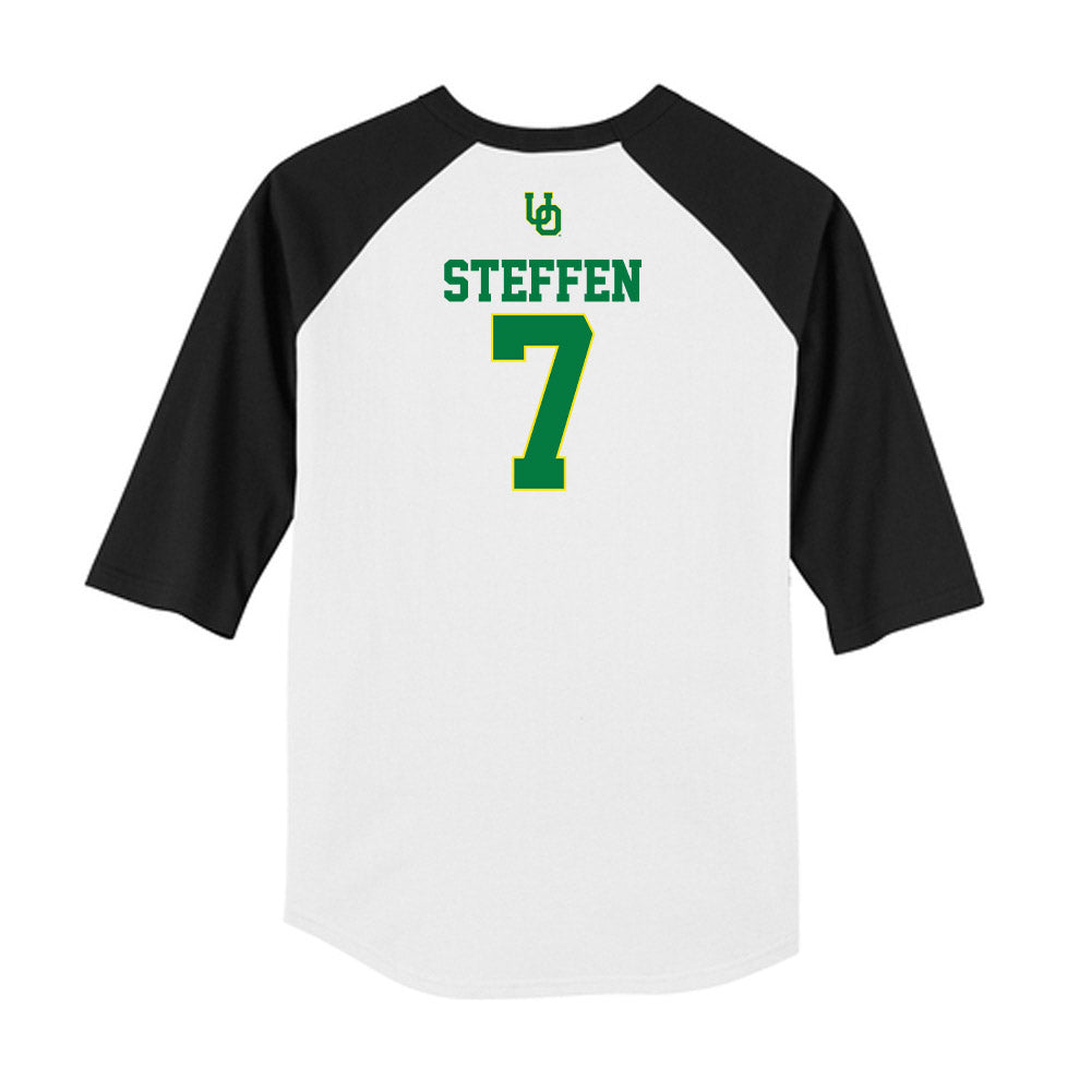 Oregon - NCAA Softball : Abby Steffen - USA Raglan Shirt-1