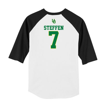 Oregon - NCAA Softball : Abby Steffen - USA Raglan Shirt-1