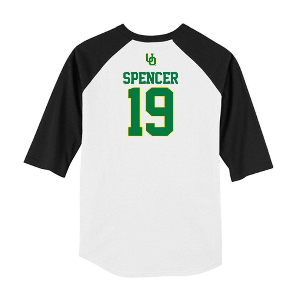 Oregon - NCAA Softball : Taylour Spencer - USA Raglan Shirt-1