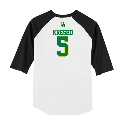 Oregon - NCAA Softball : Elyse Kresho - USA Raglan Shirt-1
