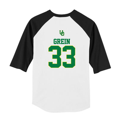 Oregon - NCAA Softball : Lyndsey Grein - USA Youth Raglan T-Shirt-1