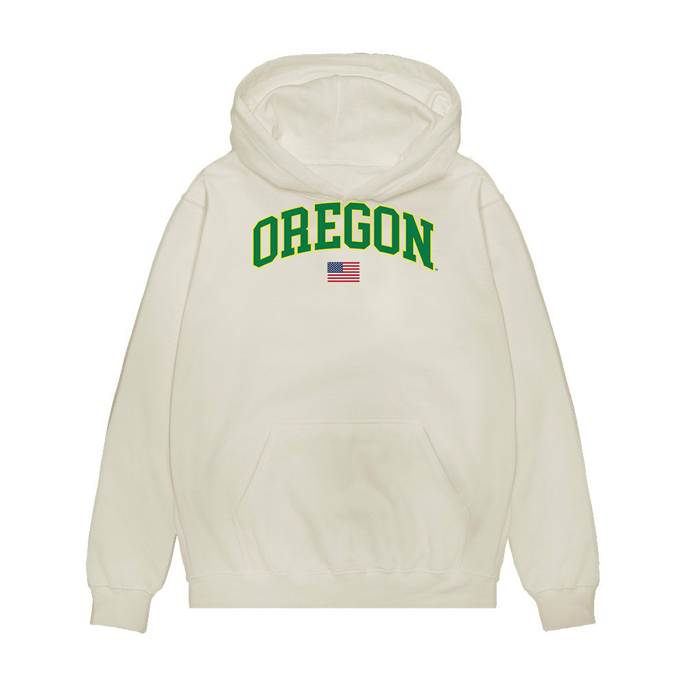 Oregon - NCAA Softball : Rowan Thompson - USA Premium Hooded Sweatshirt-0