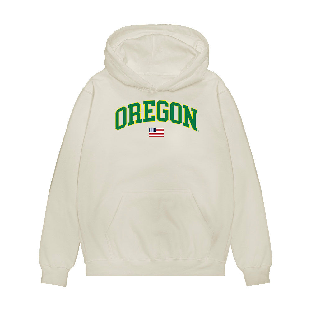 Oregon - NCAA Softball : Emma Cox - USA Premium Hooded Sweatshirt-0