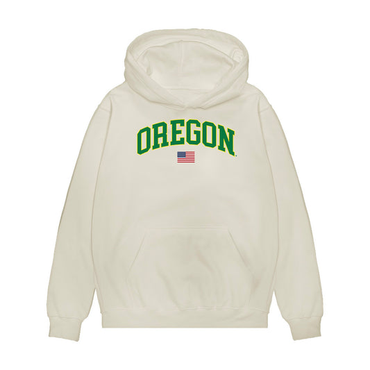 Oregon - NCAA Softball : Ayanna Shaw - USA Premium Hooded Sweatshirt-0