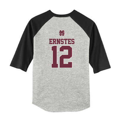 Mississippi State - NCAA Softball : Paige Ernstes - USA Youth Raglan T-Shirt-1