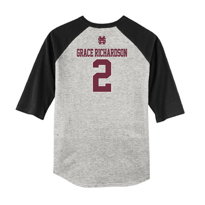 Mississippi State - NCAA Softball : Abby Grace Richardson - USA Raglan Shirt-1