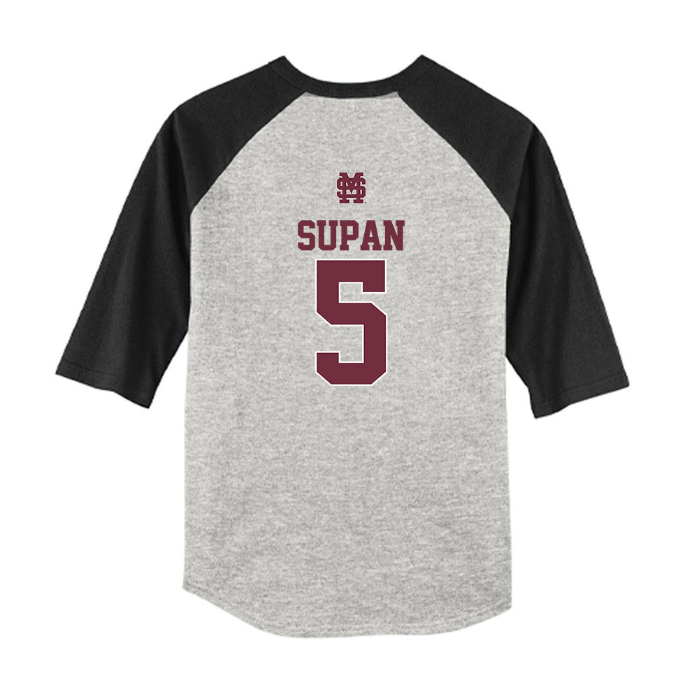 Mississippi State - NCAA Softball : Allyson Supan - USA Youth Raglan T-Shirt-1