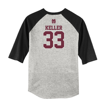 Mississippi State - NCAA Softball : Kinley Keller - USA Raglan Shirt-1
