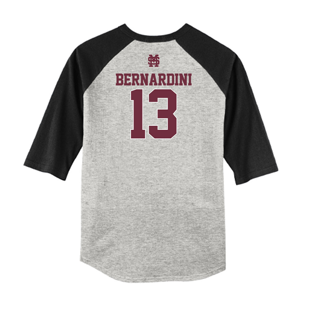 Mississippi State - NCAA Softball : Morgan Bernardini - USA Raglan Shirt-1