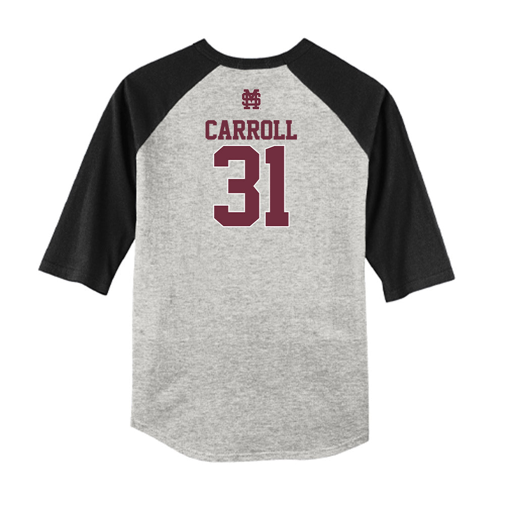 Mississippi State - NCAA Softball : Sydney Carroll - USA Raglan Shirt-1
