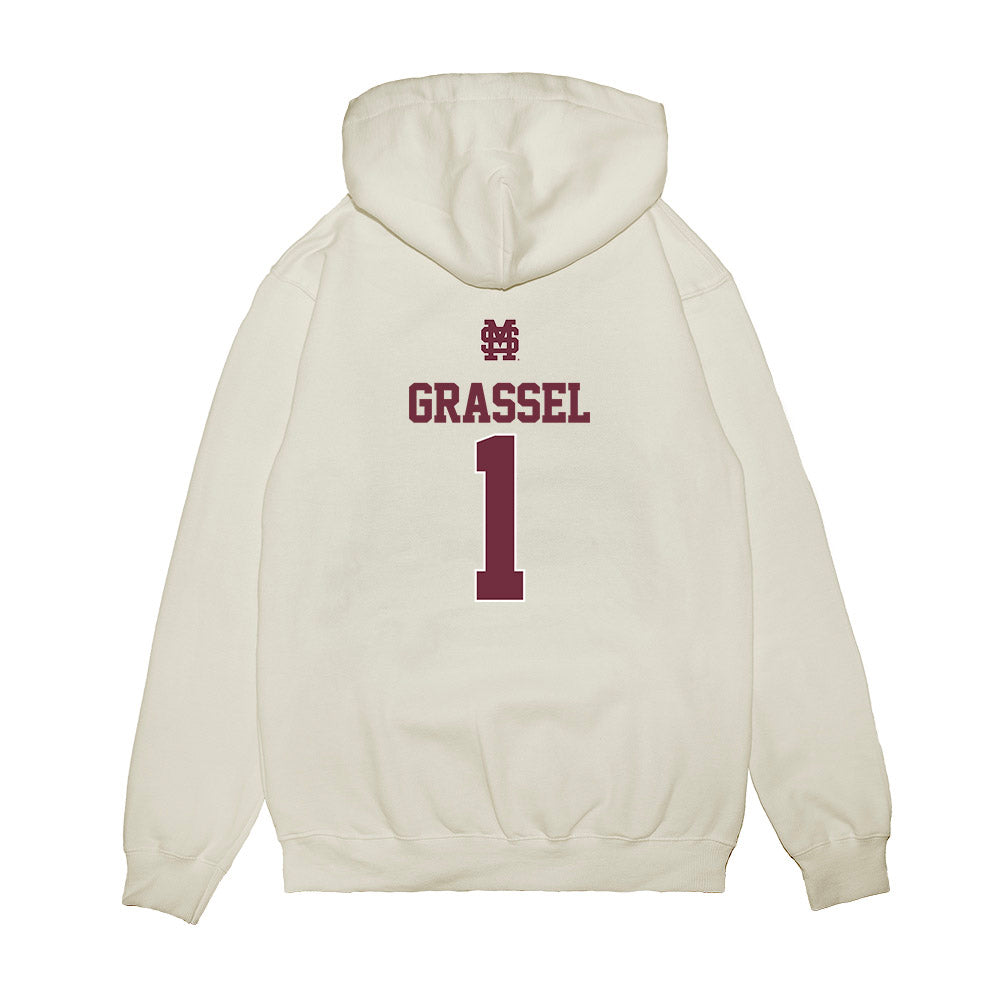 Mississippi State - NCAA Softball : Gretta Grassel - USA Premium Hooded Sweatshirt-1