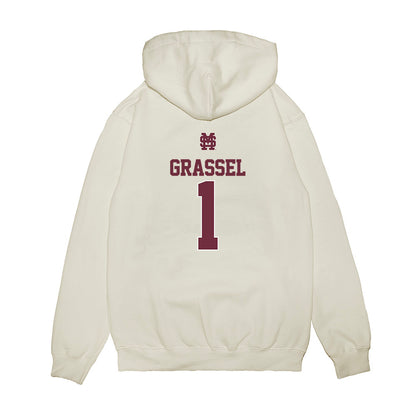 Mississippi State - NCAA Softball : Gretta Grassel - USA Premium Hooded Sweatshirt-1