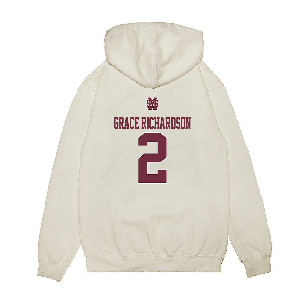 Mississippi State - NCAA Softball : Abby Grace Richardson - USA Premium Hooded Sweatshirt-1