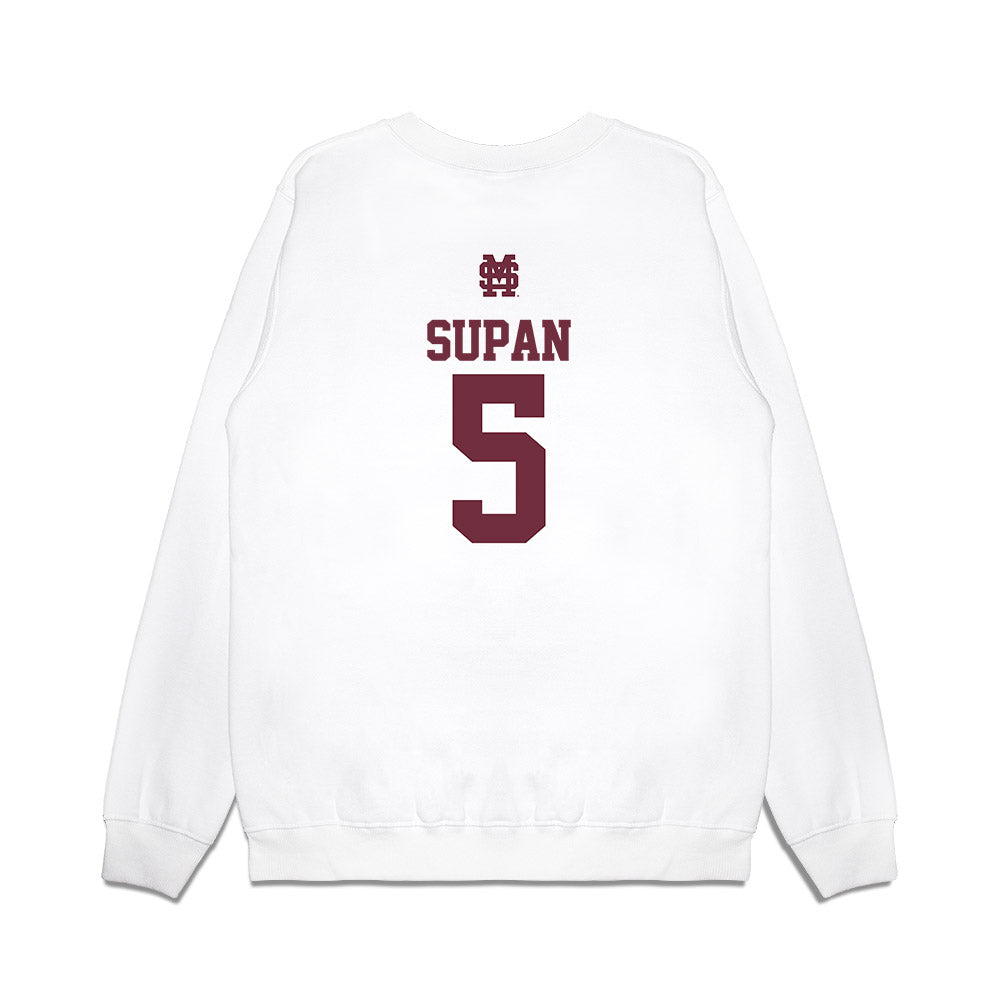Mississippi State - NCAA Softball : Allyson Supan - USA Premium Crewneck Sweatshirt-1