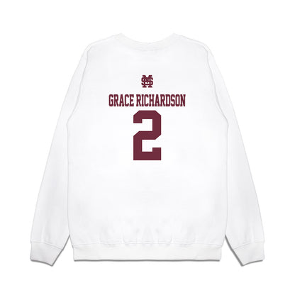 Mississippi State - NCAA Softball : Abby Grace Richardson - USA Premium Crewneck Sweatshirt-1