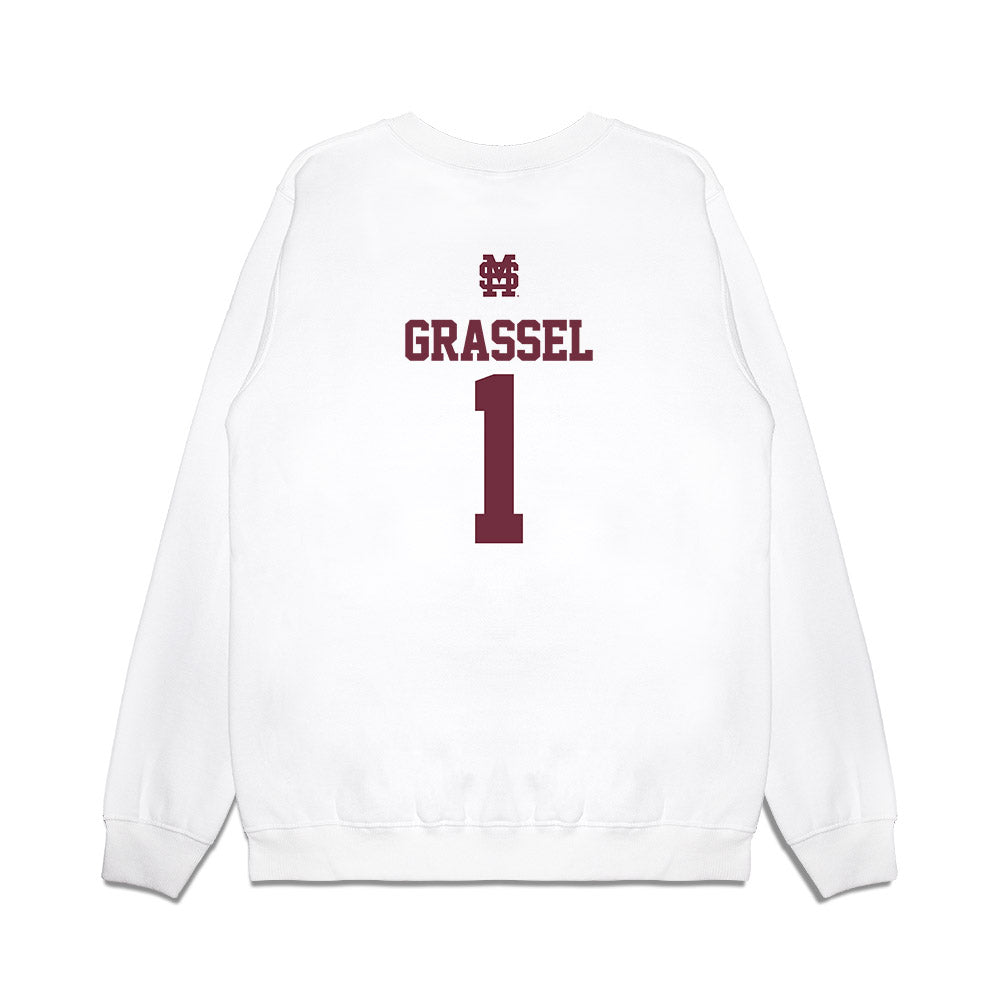 Mississippi State - NCAA Softball : Gretta Grassel - USA Premium Crewneck Sweatshirt-1