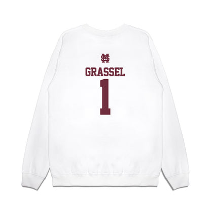 Mississippi State - NCAA Softball : Gretta Grassel - USA Premium Crewneck Sweatshirt-1