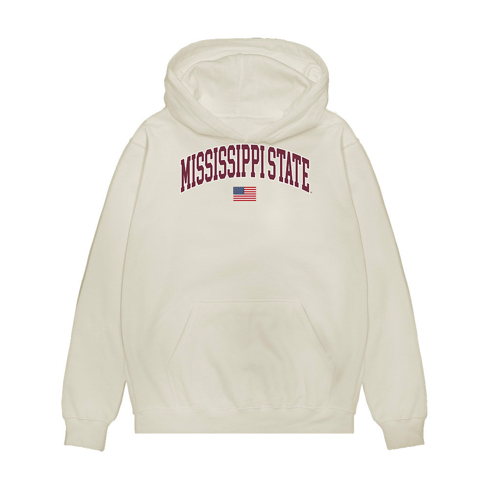 Mississippi State - NCAA Softball : Gretta Grassel - USA Premium Hooded Sweatshirt-0
