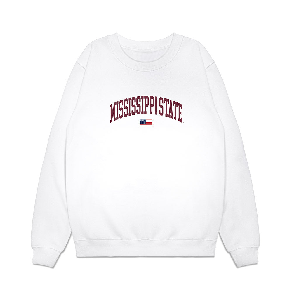 Mississippi State - NCAA Softball : Delainey Everett - USA Premium Crewneck Sweatshirt-0