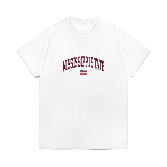 Mississippi State - NCAA Softball : Delainey Everett - USA Comfort Colors T-Shirt-0
