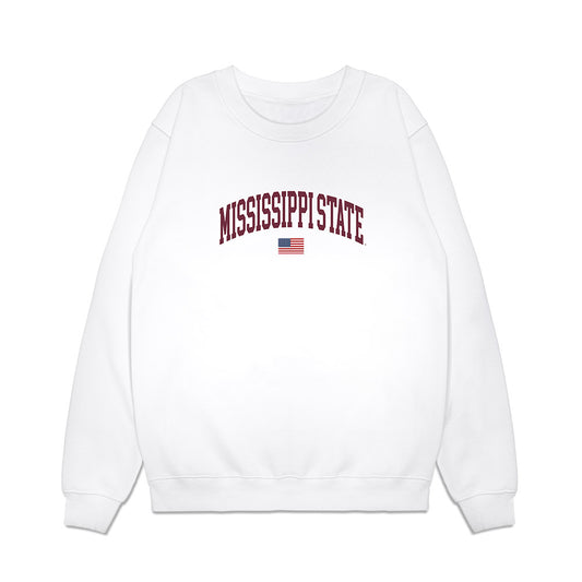 Mississippi State - NCAA Softball : Kinley Keller - USA Premium Crewneck Sweatshirt-0