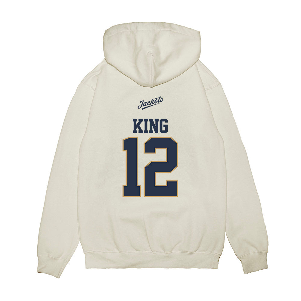 Georgia Tech - NCAA Softball : Gracie King - USA Premium Hooded Sweatshirt-1