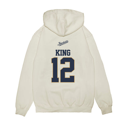 Georgia Tech - NCAA Softball : Gracie King - USA Premium Hooded Sweatshirt-1