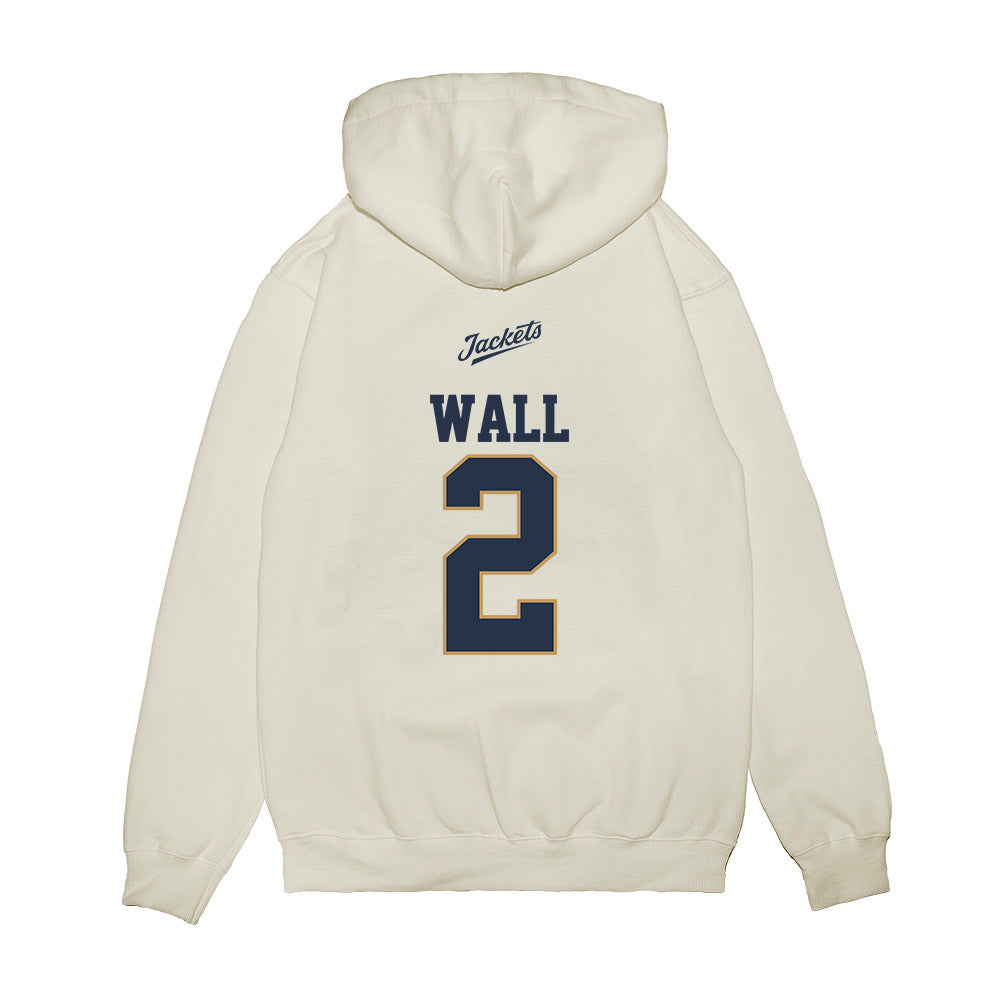 Georgia Tech - NCAA Softball : Raegan Wall - USA Premium Hooded Sweatshirt-1