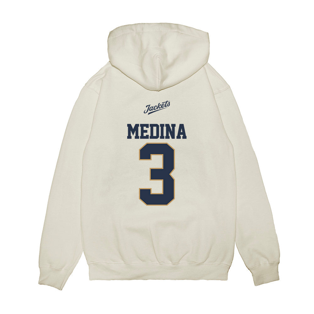 Georgia Tech - NCAA Softball : Holly Medina - USA Premium Hooded Sweatshirt-1