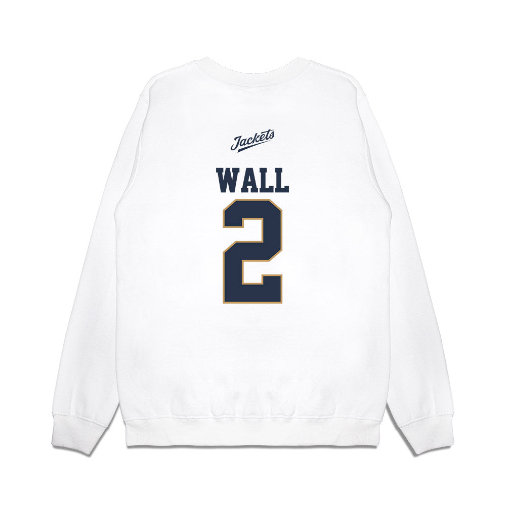 Georgia Tech - NCAA Softball : Raegan Wall - USA Premium Crewneck Sweatshirt-1