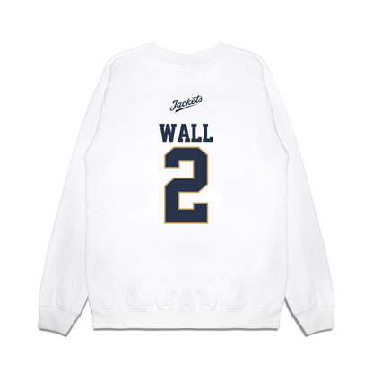 Georgia Tech - NCAA Softball : Raegan Wall - USA Premium Crewneck Sweatshirt-1